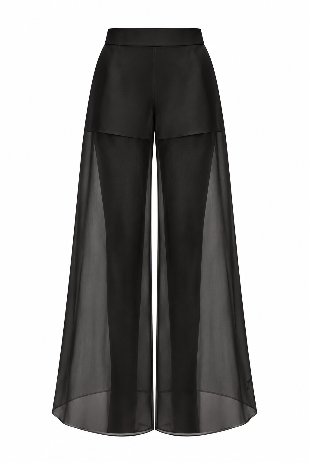 CALÇA PANTALONA DE ORGANZA DE SEDA
