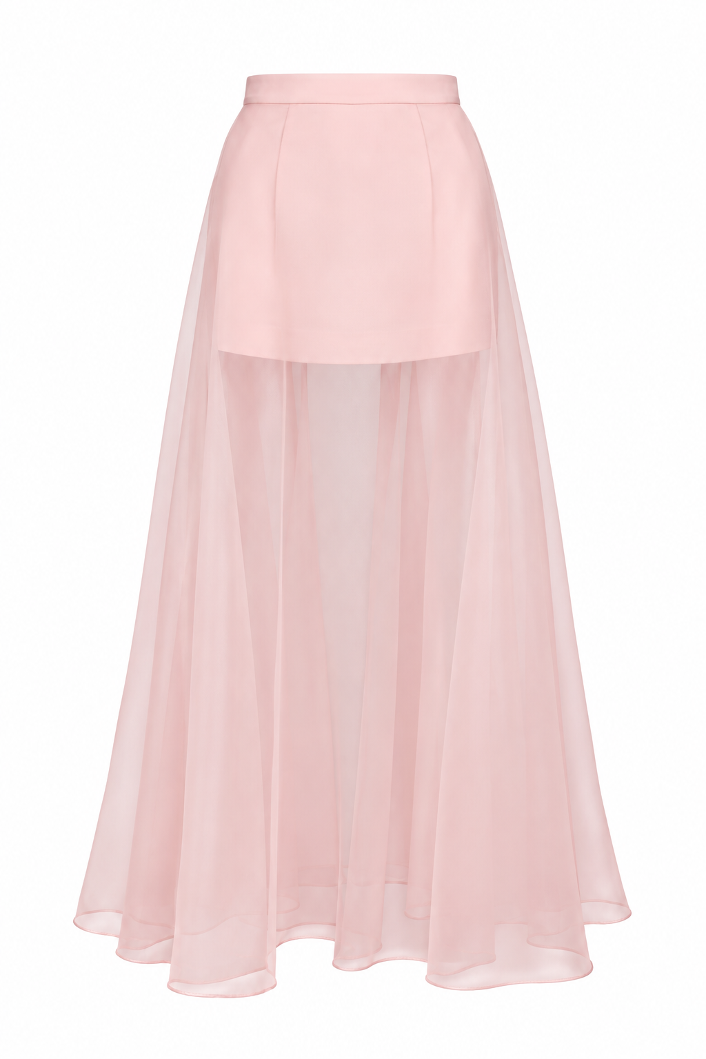 SAIA LONGA DE ORGANZA DE SEDA