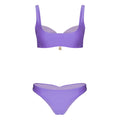 BIQUINI MEIA TAÇA LUREX - LILAS